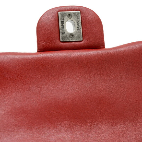 CHANEL Matelasse Chain Shoulder Bag Lambskin Red A35200 - Picture 5 of 9